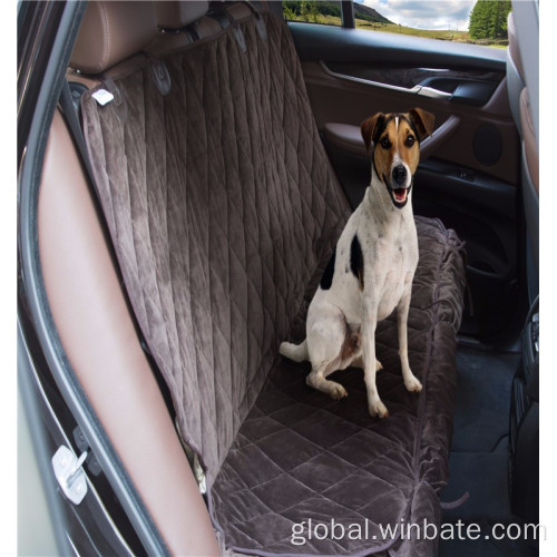 Crystal Velvet Soft Car Seat Cover High-end Crystal Velvet Material Pet Car Seat Cover Manufactory